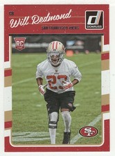 Will Redmond RC - 49ers (NFL Football Card) 2016 Panini Donruss # 347 - Mint
