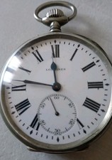 Orologio da Tasca Perseo Longines Ferrovia Dello Stato Assegnato Con Matricola 