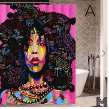 Art Design Graffiti Hip Hop - Shower Curtain for Bathroom Decor
