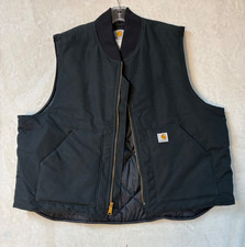Carhart Arctic Quilt Lined V01 Men's Vest - Black 2XL Regular 14806
