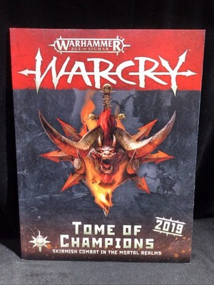 Warhammer - Age of Sigmar - Warcry - Tome of Champions - 2019 Book - NEW