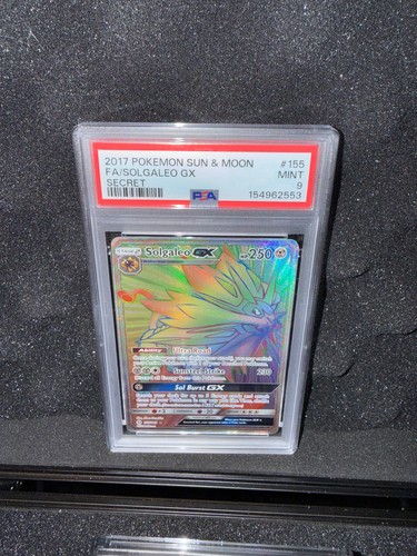 Pokémon TCG Pokémon Solgaleo GX Solgaleo Secret Rare Holo