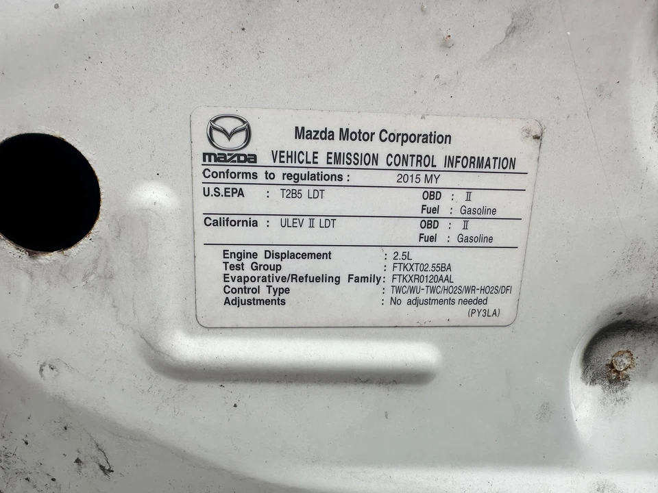 14 15 16 17 MAZDA CX5 Engine Assembly/motor - Image 2 of 2