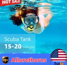 Mini Scuba Diving Equipment Kit Underwater Breath Oxygen Tank 15-20 Minutes 1L