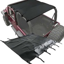 For Jeep Wrangler Tj 1997-2006 Bikini Top Roof Sunshade Cover Pu Leather