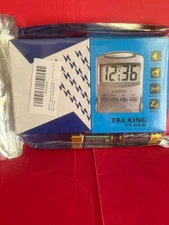 LEEPENK 2 Pack Talking Clocks for Blind, Elderly, Hearing Impaired Alarm Clock,