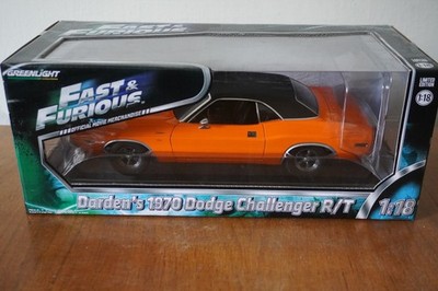 Greenlight 1:18 Fast & Furious 1970 Dodge Challenger R/T orange, wie neu in OVP