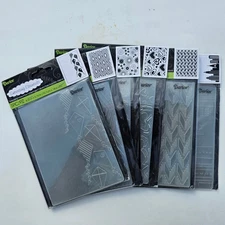Darice Embossing Essentials Folders Paper Craft Lot Of 6  New  Lot H