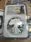 2025-S Proof $1 American Silver Eagle Navy Privy NGC PF70UC Er Military Label