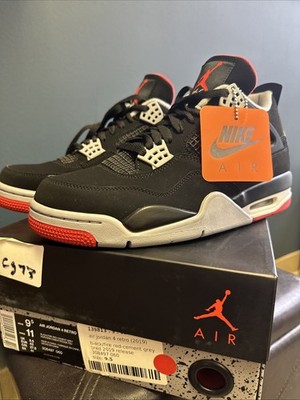 2019 Jordan 4 BRED OG Size 9.5