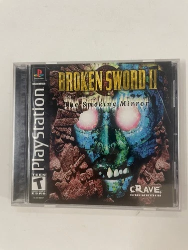 Broken Sword II: The Smoking Mirror PS1 (PlayStation 1, 1999) With Manual Tested