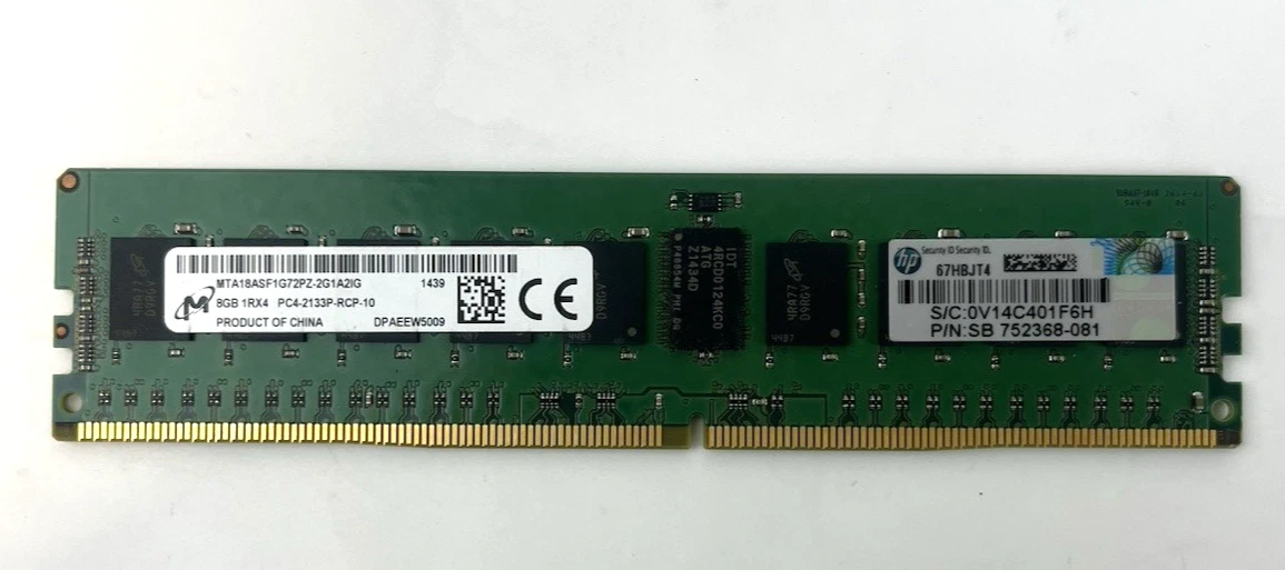 Micron 8GB Computer DDR4 SDRAM for sale | eBay UK