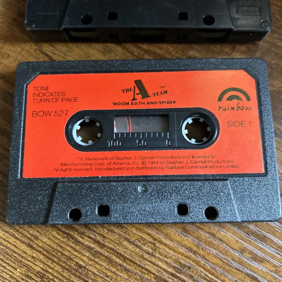 The A Team x2 Cassette Tape - follow that chicken room bath & spider - Rainbow - Image 2 of 4
