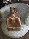 Antique/Vintage  Brown Leather  Gladstone/Doctors Bag. — photo 4