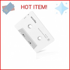Bluetooth Car Audio Cassette Adapter, 5.0 Tape Player Aux - White