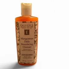 Eminence Mangosteen Daily Resurfacing Cleanser Lactic Acid Organic Face Wash New
