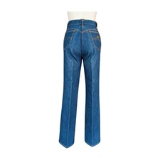 Vintage 70's Chic by H.I.S High Waisted Straight Leg Jeans Size 11/12