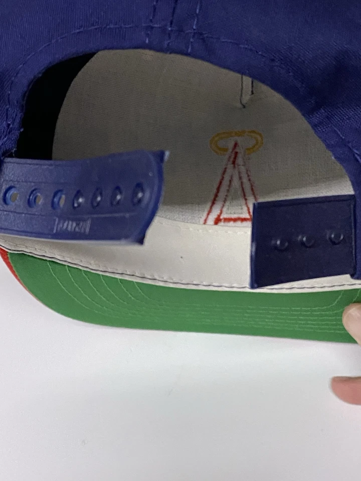 California Angels Hat Cap SnapBack Blue Red Mens Sports Specialties Vintage Flaw - Image 4 of 4