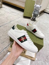 Gucci Clásico Hombre Blanco Zapatos Informales