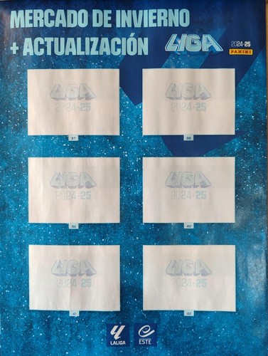 HOJA MERCADO DE INVIERNO + ACTUALIZACION 2024 2025 ⚽ LA LIGA ESTE PANINI 24/25 - Imagen 14 de 38