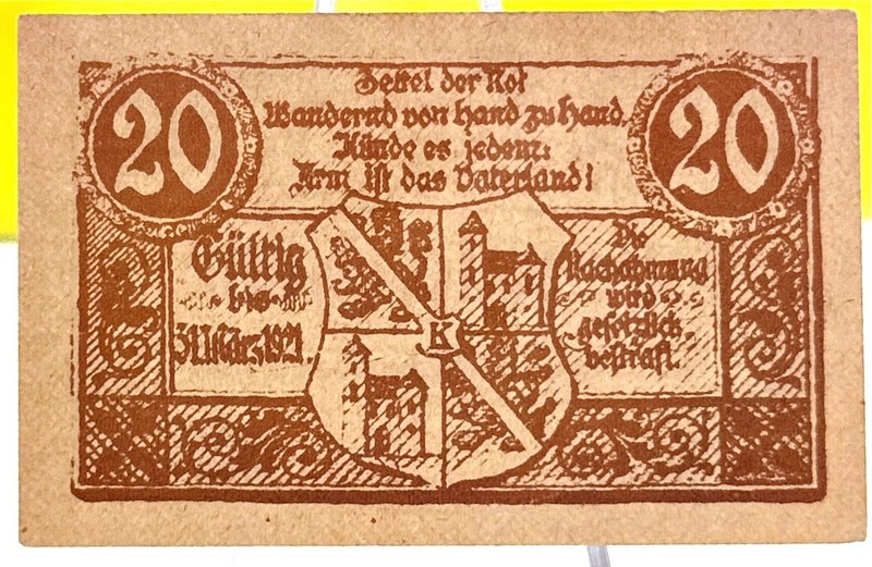 Austria, Kirchdorf an der Krems, 20 Heller, Blason 1921 - NT1169