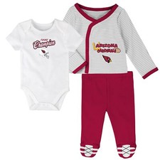 Outerstuff NFL Arizona Cardinals Newborn Future Champ 3 Piece Set