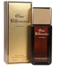 One Billionaire Men's Cologne Eau de Parfum Natural Spray 3.4Fl. Oz.