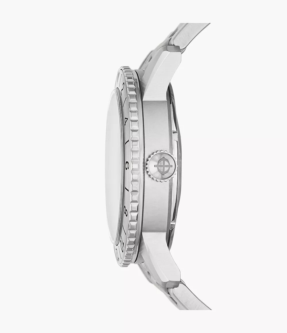 Zodiac Super Sea Wolf GMT Black Dial Steel Bracelet Watch ZO9405