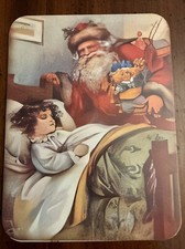 Christmas Decor Holiday VINTAGE STYLE Die Cut Cardboard 4 X 6  