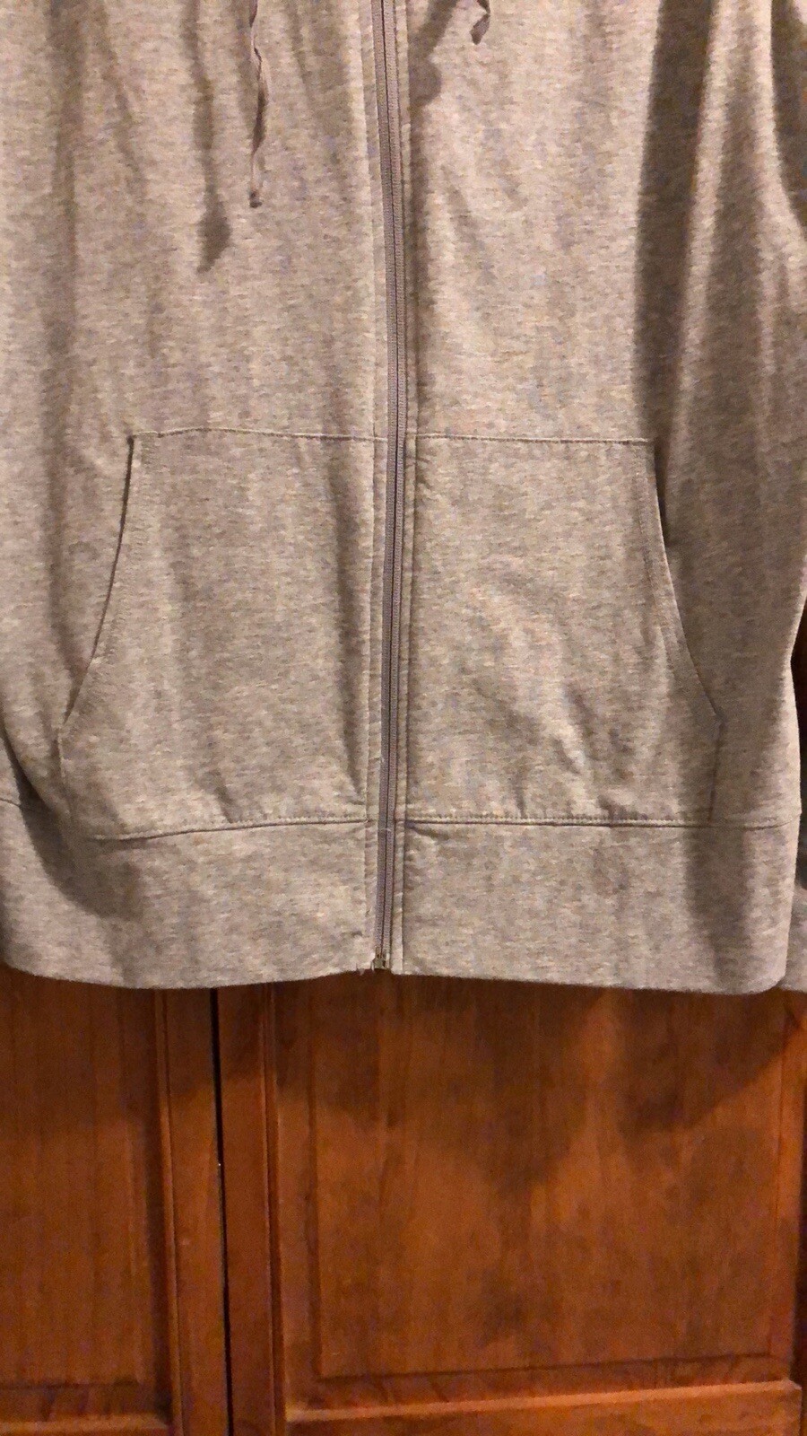 Athletic Works Zip Up Hoodie Jacket Grey Women's XL 1… Gem