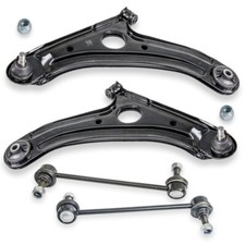2x Querlenker vorne + Koppelstange für Hyundai Getz TB links rechts Vorderachse