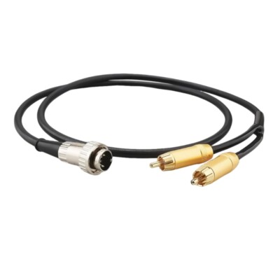 Durability 5Pin Din Male Plugs To Stereo Cable For Enhances Sound Experience