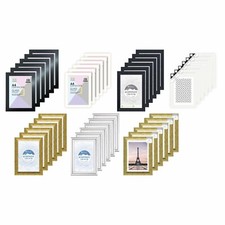 Pack of 12 - A4 Glass Picture Photo Frames Wall Mountable Tabletop BULK BUY !!