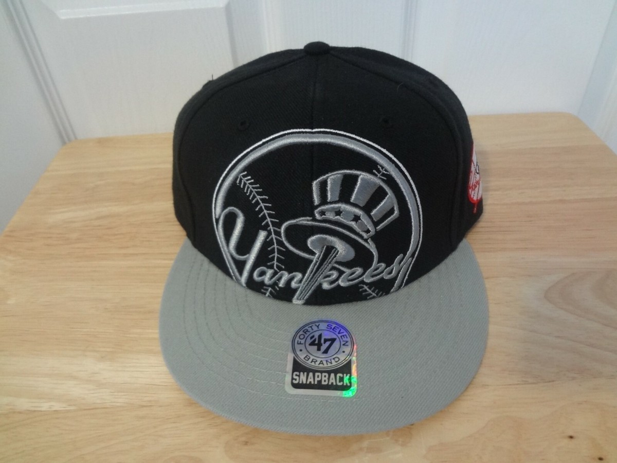 90s New York Yankees vintage cap 企業　古着 Vintage MLB New York Yankees Snapback Cap Hat 90s 47' Brand