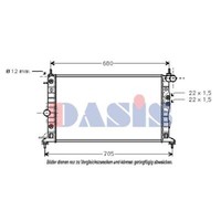 KüHler WasserküHler FüR Opel Vectra B J96 1.6I 16V 1.8I 2.0I 2.2I 31 2.5I V6