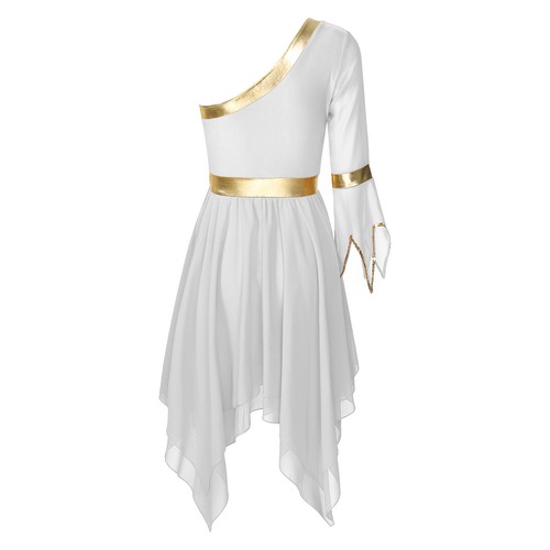 Para mujeres Disfraz de Baile Fiesta Vestido Show Vestidos de Baile Ropa Corta Borde Gimnasio - Imagen 68 de 77