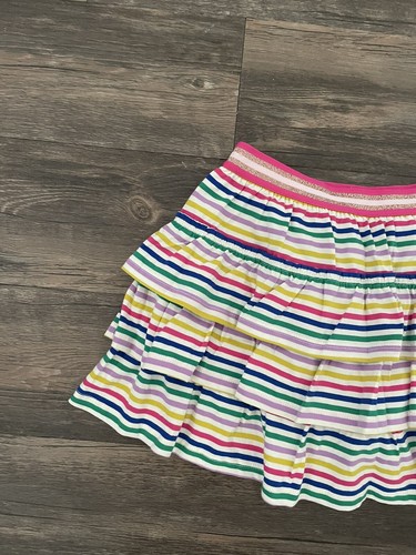 Mini Boden Tiered Ruffle Rainbow Skort Size 9-10 Youth - Picture 2 of 5