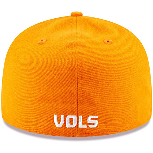 New Era Tennessee Volunteers Fitted Hat Team Logo Basic Tangerine