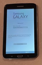 Defective Samsung Galaxy Tab 3 Tablet - Model SM-T210R - 7" - 8GB - Wi-Fi