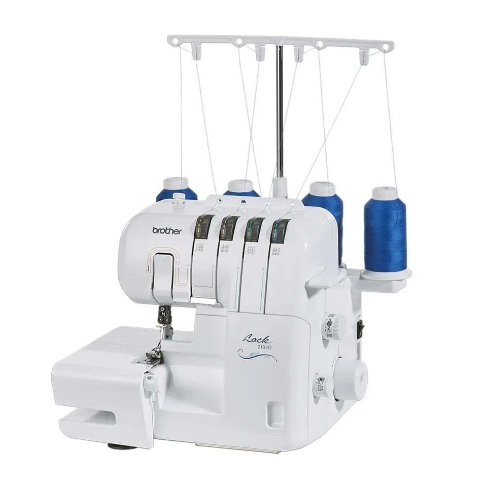 Brother 2104 D 4 Faden Overlock Nähmaschine mit Rollsaum/ Differentialtransport - Bild 2 von 4