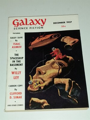 GALAXY SCIENCE MAGAZINE DECEMBER 1957 SCI-FI PULP