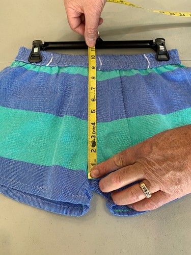 ¡NUEVO! Pantalones Cortos de Playa Para Mujer PARADISED Rayas Surf Verano, S - Azul Como Nuevo - $198 - Imagen 8 de 10