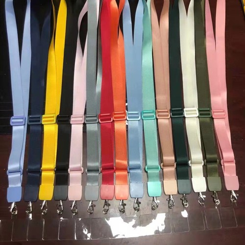 Universal Crossbody Nylon Patch Phone Lanyards Mobile Strap Lanyard Adjustable ∧ - Zdjęcie 3 z 27