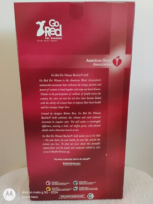 Go red for women African American  American heart association  hair is black