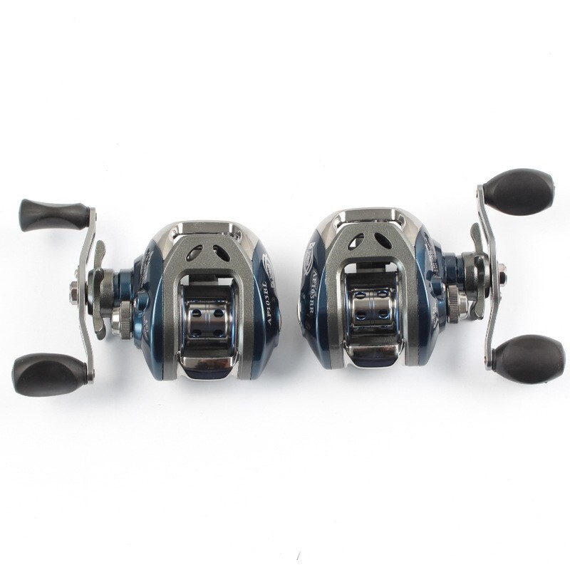 Baitcasting-rol met digitaal display, baitcasting-rol met digitaal LCD-display 18 1BB 6,4: 1 x elektrische vismolen max. 18 kg