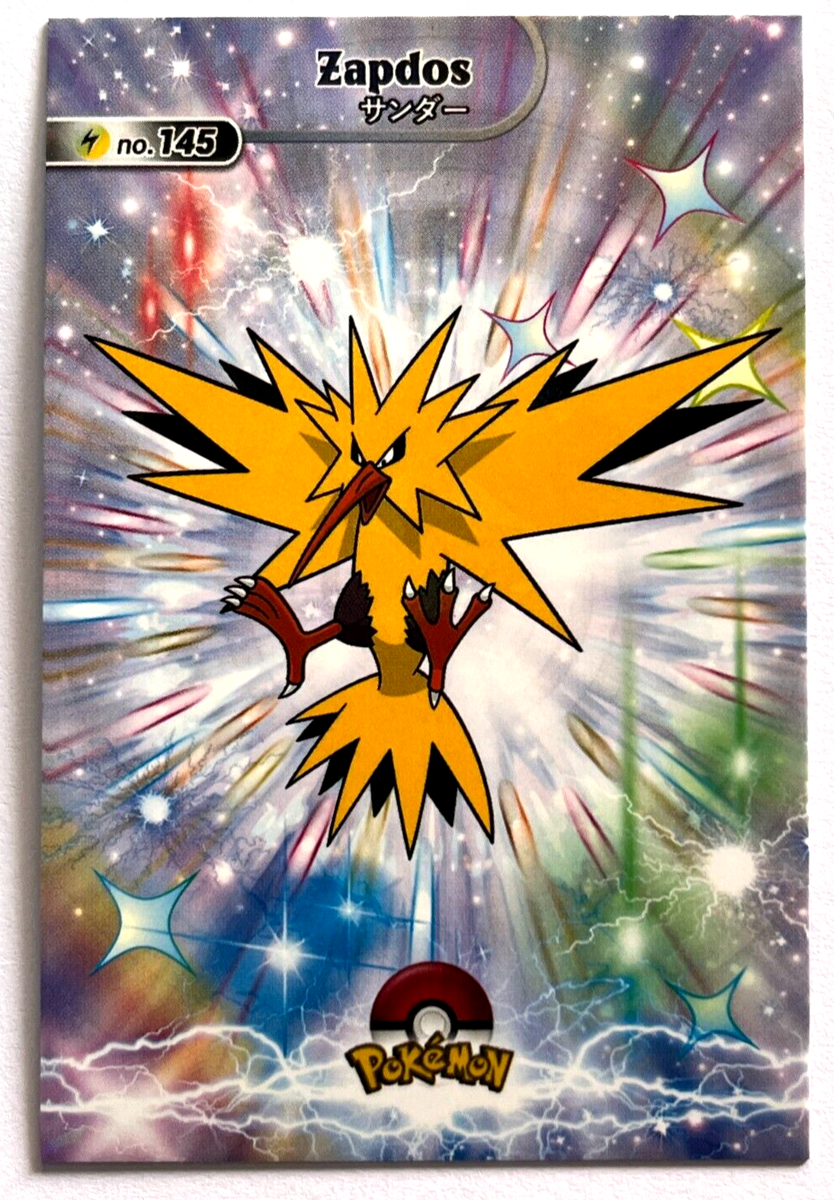 shiny zapdos pokemon card 2000 Fossil Holo Rare #15 CGC Authenticated 8.5 have for your premier collection. Pokemon Trading Card Game Pokemon