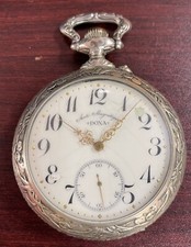 Huge Oversized Goliath 1906 Doxa Open Face Pocket Watch..TJ191