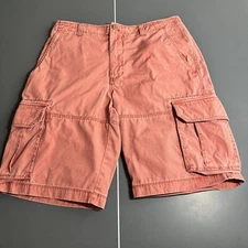 Murray’s Toggery Shop Nantucket Red Cargo Shorts 32 11 Inseam Salmon Chino