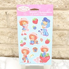 American Greetings Strawberry Shortcake 2 Sheets Stickers USA Made 2007