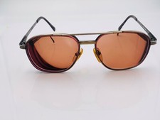 Vintage Humphrey Bogart Antique Brown Pilot Sunglasses Japan FRAMES ONLY